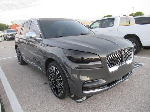 Chroma Caviar Dark Gray Metallic Clearcoat 2022 Lincoln Aviator Black Label AWD