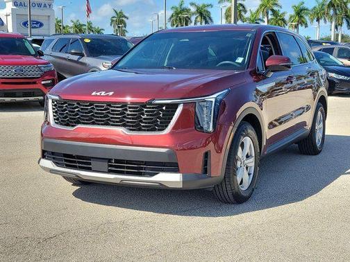 Red 2024 Kia Sorento LX