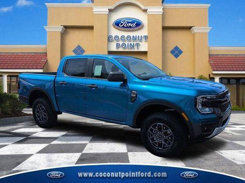 Blue 2026 Ford Ranger XLT
