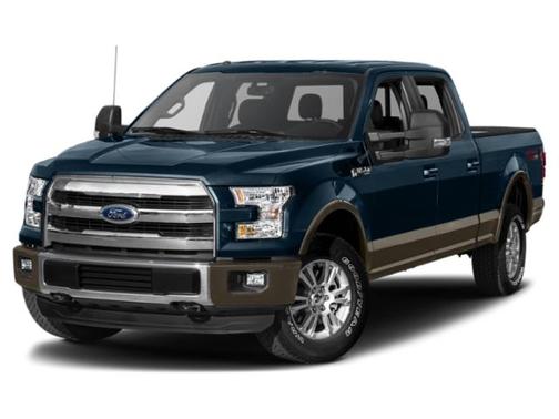 Blue 2015 Ford F-150 Lariat