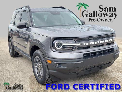Gray Metallic 2024 Ford Bronco Sport Big Bend