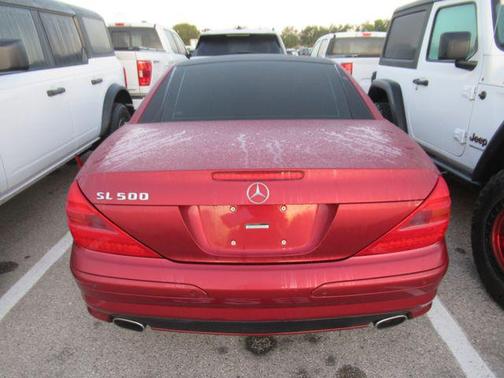 Red 2004 Mercedes-Benz SL-Class SL 500