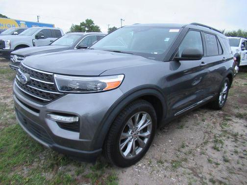 Gray Metallic 2022 Ford Explorer XLT