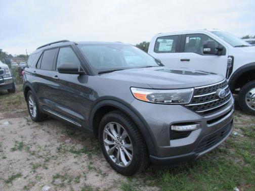 Gray Metallic 2022 Ford Explorer XLT