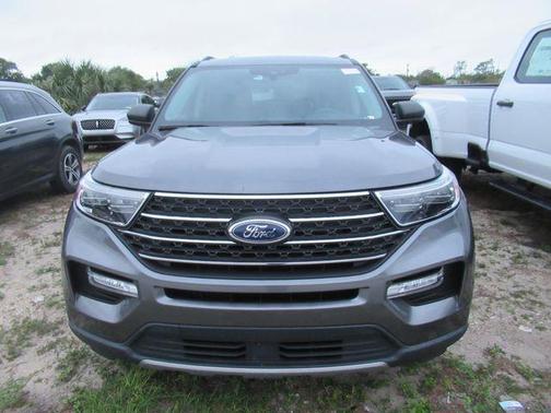 Gray Metallic 2022 Ford Explorer XLT