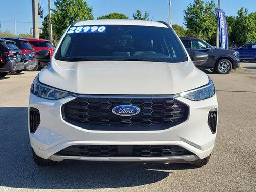 White Metallic 2024 Ford Escape ST-Line