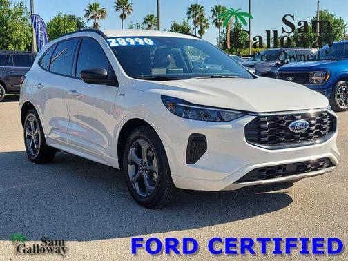 White Metallic 2024 Ford Escape ST-Line