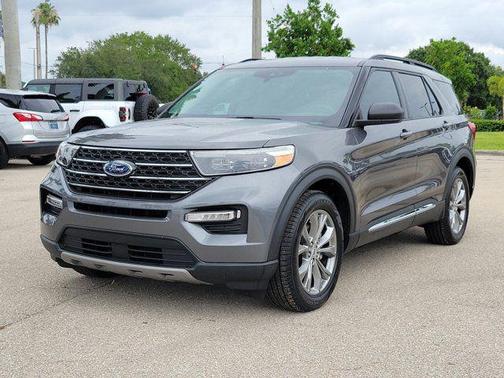 Gray Metallic 2023 Ford Explorer XLT