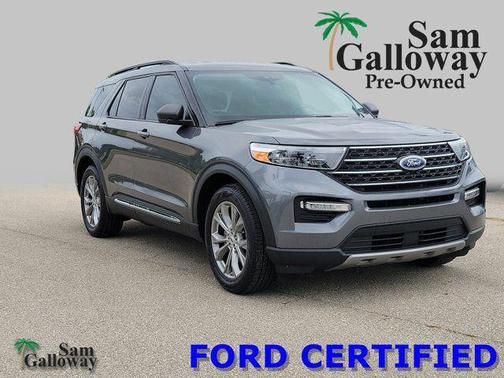 Gray Metallic 2023 Ford Explorer XLT