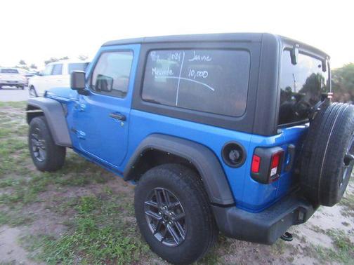 Hydro Blue Pearl Coat 2024 Jeep Wrangler Sport S