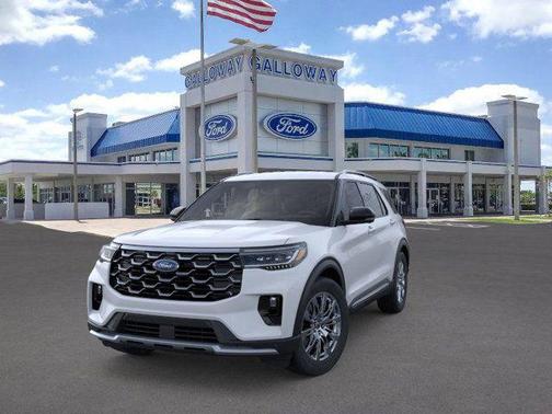 White Metallic 2026 Ford Explorer Platinum