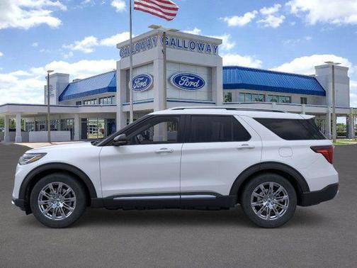 White Metallic 2026 Ford Explorer Platinum