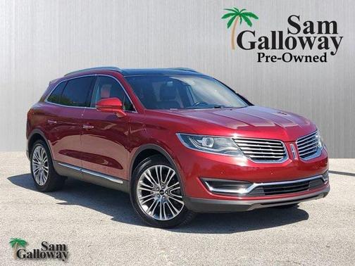 Red 2016 Lincoln MKX Reserve