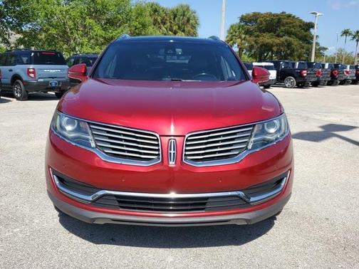 Red 2016 Lincoln MKX Reserve