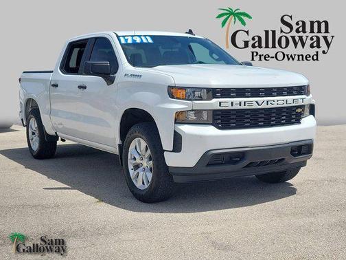 Summit White 2021 Chevrolet Silverado 1500 Custom