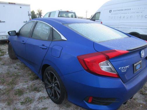 Blue 2019 Honda Civic Sport