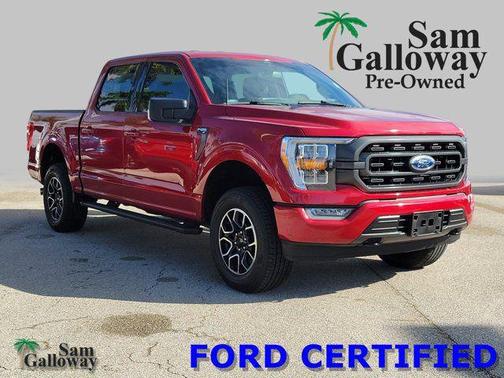 Red Metallic 2021 Ford F-150 XLT