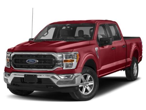 Red Metallic 2021 Ford F-150 XLT