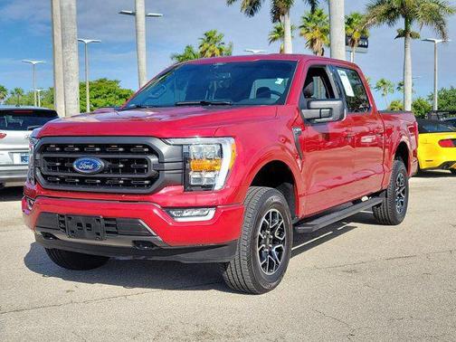 Red Metallic 2021 Ford F-150 XLT