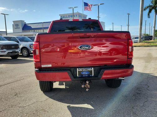 Red Metallic 2021 Ford F-150 XLT
