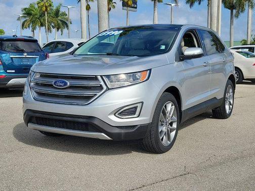 Ingot Silver 2017 Ford Edge Titanium