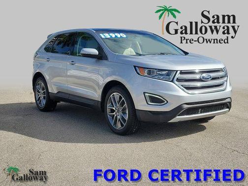 Ingot Silver 2017 Ford Edge Titanium