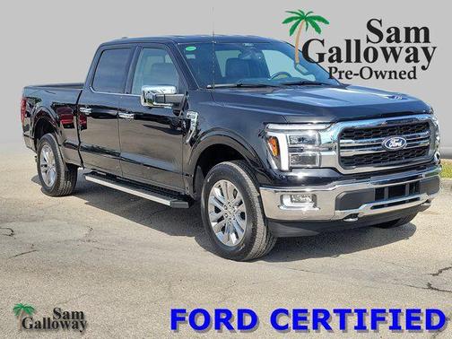Black Metallic 2024 Ford F-150 Lariat