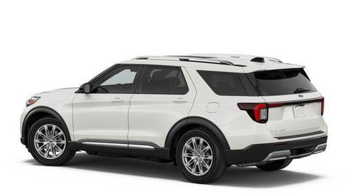 White 2026 Ford Explorer Platinum