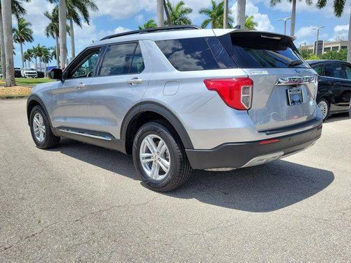 Silver Metallic 2024 Ford Explorer XLT