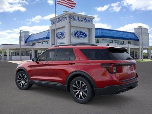 Red Metallic 2026 Ford Explorer ST-Line