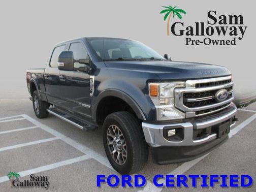 Blue 2020 Ford F-250 Lariat