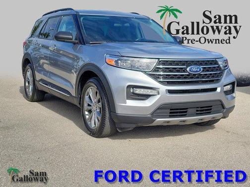 Silver Metallic 2023 Ford Explorer XLT