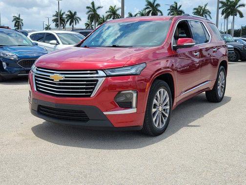 Radiant Red 2023 Chevrolet Traverse Premier