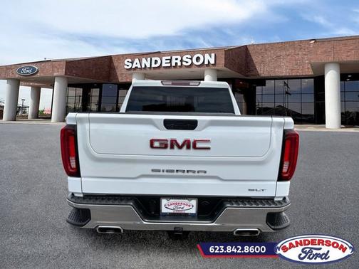 Summit White 2021 GMC Sierra 1500 SLT