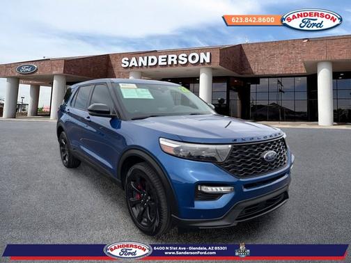 ATLAS BLUE METALLIC 2022 Ford Explorer ST