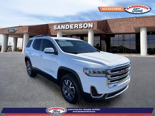 Summit White 2023 GMC Acadia SLT