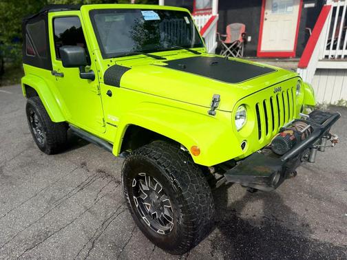 Green 2013 Jeep Wrangler Sport