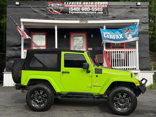 Green 2013 Jeep Wrangler Sport