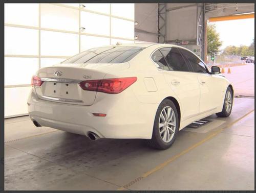 Moonlight White 2014 INFINITI Q50 Premium