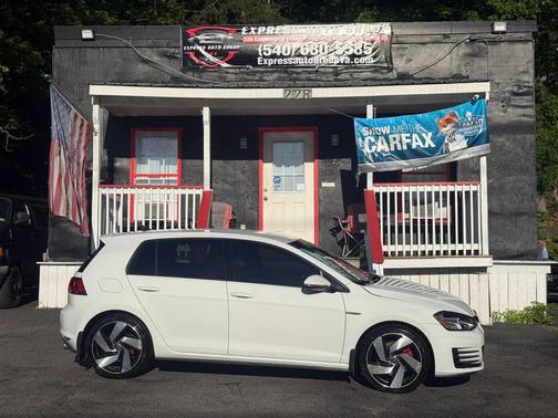 Pure White 2016 Volkswagen Golf GTI 2.0T S 4-Door