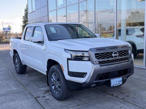 Glacier White 2026 Nissan Frontier SV