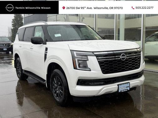 Aspen White Tricoat 2026 Nissan Armada SV