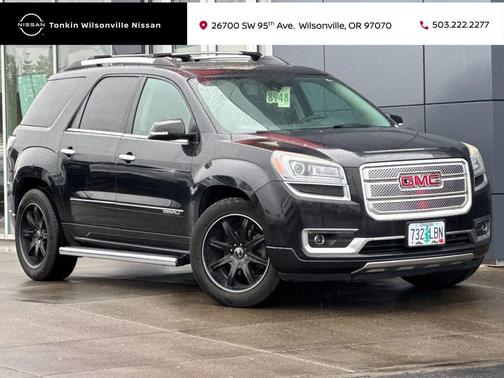 Carbon Black Metallic 2015 GMC Acadia Denali