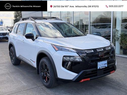 Everest White Pearl Tricoat 2026 Nissan Rogue Rock Creek