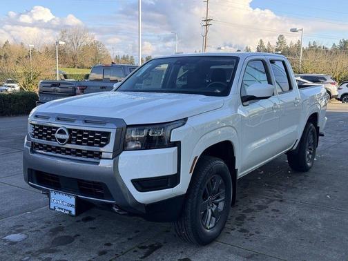 Glacier White 2026 Nissan Frontier SV