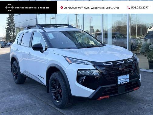 Everest White Pearl Tricoat 2026 Nissan Rogue Rock Creek