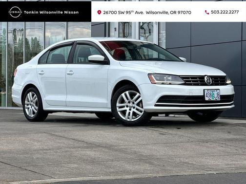 Pure White 2018 Volkswagen Jetta 1.4T S