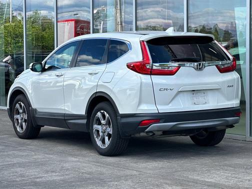 White Diamond Pearl 2018 Honda CR-V EX-L
