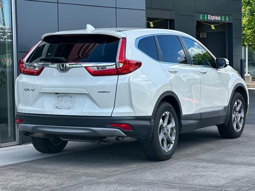 White Diamond Pearl 2018 Honda CR-V EX-L