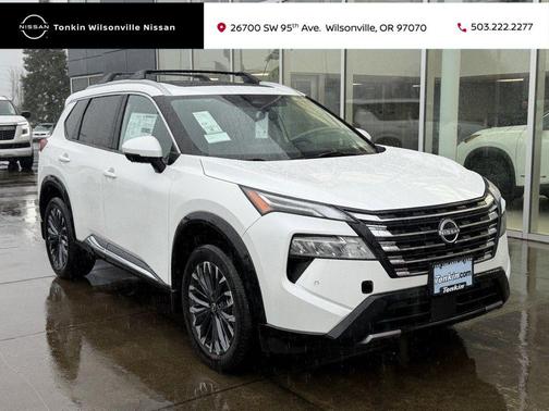 Everest White Pearl Tricoat 2026 Nissan Rogue Platinum